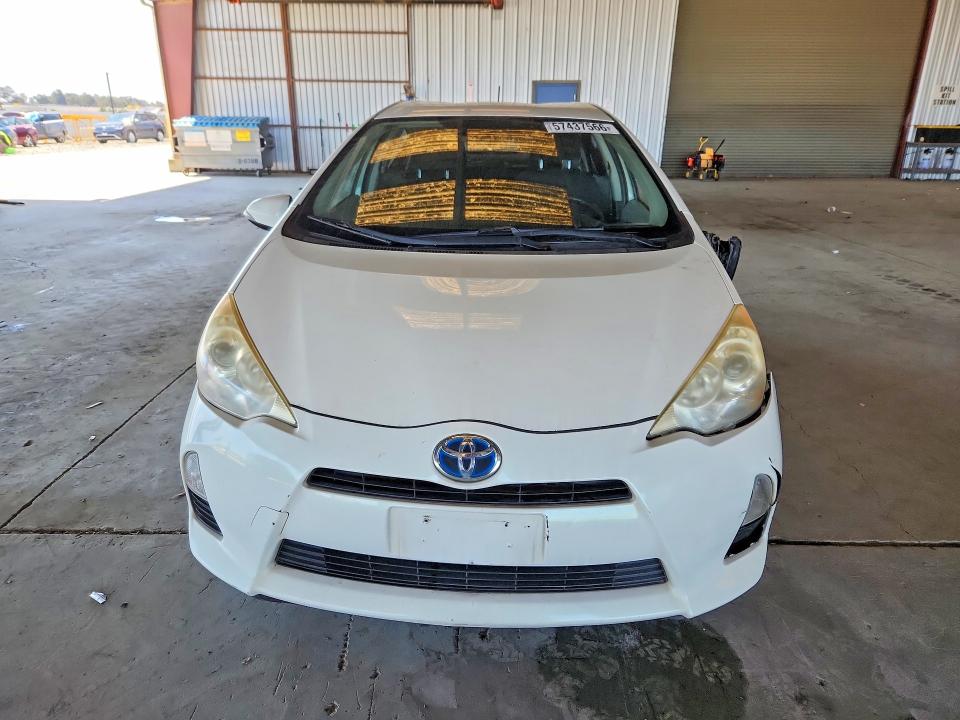 2013 Toyota Prius c VIN JTDKDTB32D1542352 COPART salvage auction — SIDE, CA - SALVAGE CERTIFICATE, sold $15 on 2026-07-27 (photo 5)