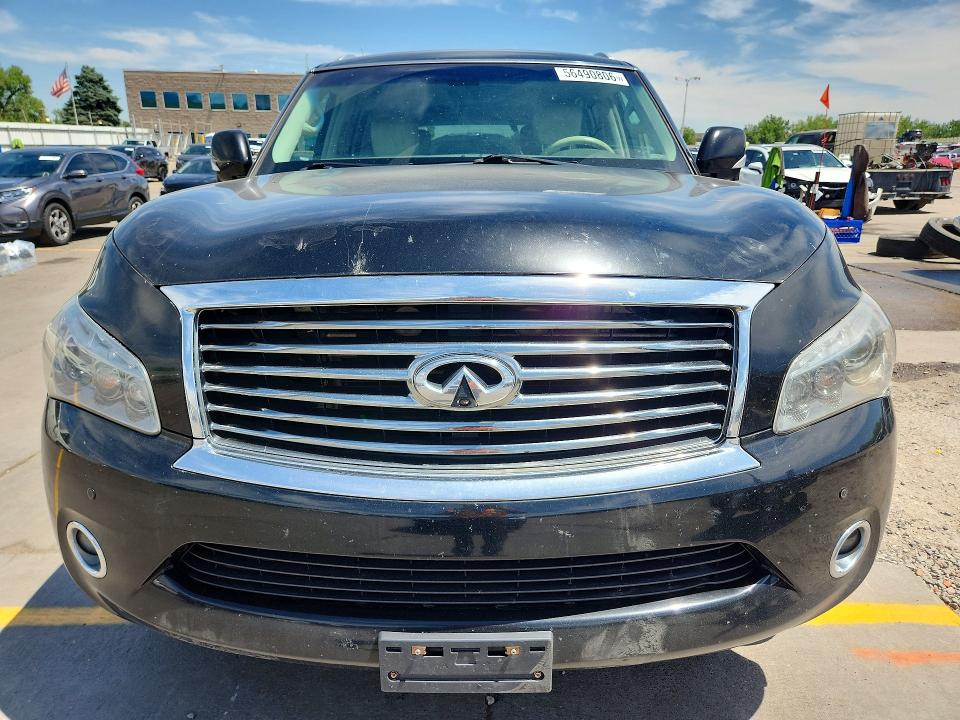 2013 Infiniti Qx56 VIN JN8AZ2NC1D9330700 COPART salvage auction — UNDERCARRIAGE, Co - Certificate Of Title, sold $925 on 2026-07-27 (photo 5)