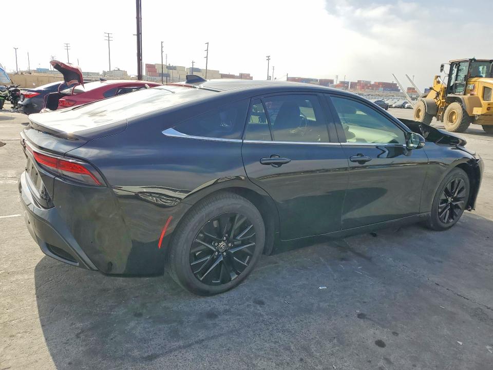 2021 Toyota Mirai VIN JTDAAAAAXMA002241 COPART salvage auction — FRONT END, CA - SALVAGE CERTIFICATE, sold $1,550 on 2026-07-29 (photo 3)