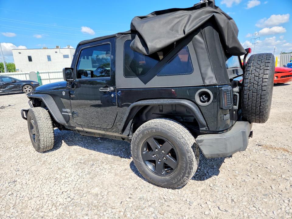 2012 Jeep Wrangler / VIN 1C4AJWAGXCL162009 COPART salvage auction — FRONT END, Oh - Cert Of Title-Salvage, sold $3,050 on 2026-07-02 (photo 2)