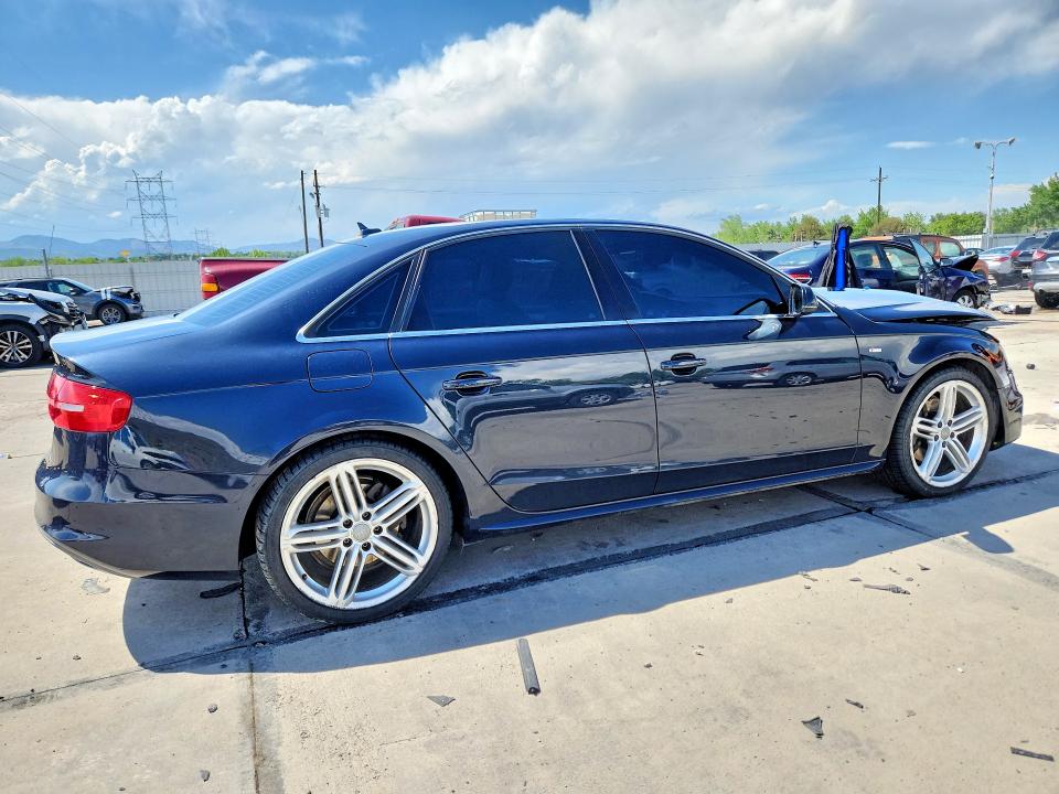 2013 Audi A4 VIN WAUJFAFL1DN020760 COPART salvage auction — FRONT END, Co - Public - Salvage Title, sold $275 on 2026-07-22 (photo 3)