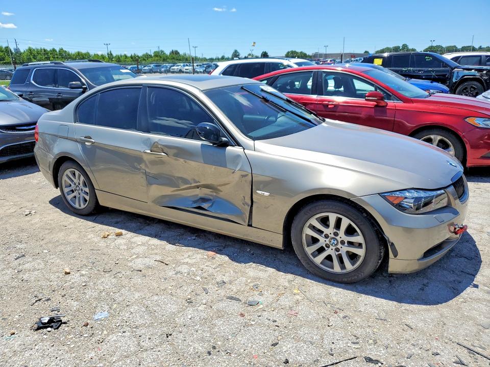 2007 BMW 3er VIN WBAVC93527K034333 COPART salvage auction — SIDE, In - Cert Of Title-Salvage Title, sold $600 on 2026-07-14 (photo 4)