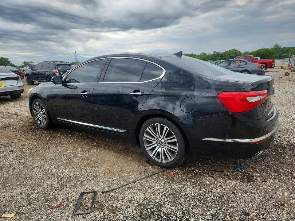 2014 Kia Cadenza VIN KNALN4D75E5165949 COPART salvage auction — HAIL, Il - Salvage Certificate, sold $1,850 on 2026-07-29 (photo 2)