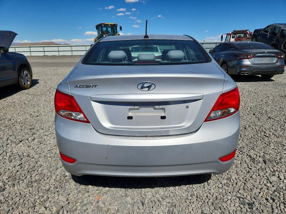 2016 Hyundai Accent VIN KMHCT4AE4GU948874 COPART salvage auction — FRONT END, Nv - Certificate Of Title, sold $625 on 2026-07-09 (photo 6)