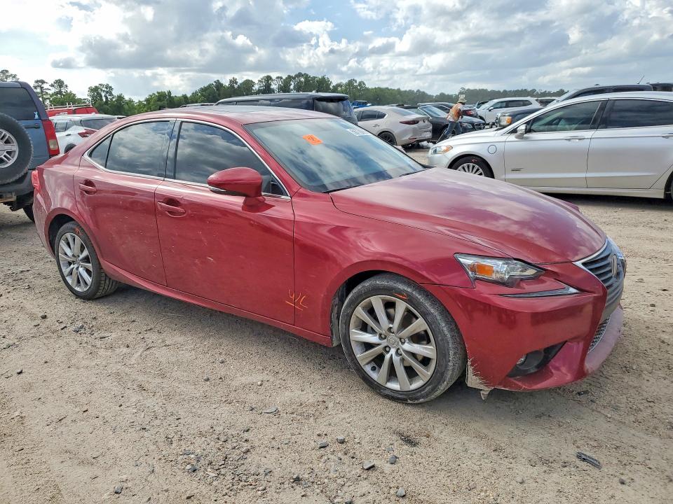 2015 Lexus Is VIN JTHBF1D20F5066440 COPART salvage auction — WATER/FLOOD, Tx - Salvage Title-Flood Damage, sold $2,000 on 2026-07-07 (photo 4)