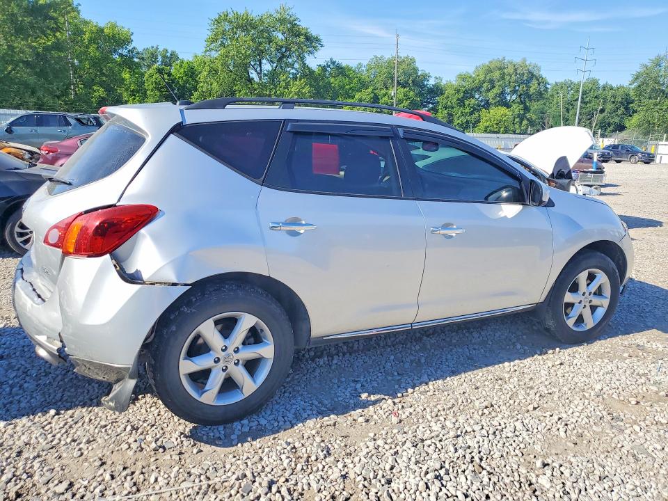 2009 Nissan Murano VIN JN8AZ18U59W025305 COPART salvage auction — REAR END, OH - CERT OF TITLE-SALVAGE, sold $325 on 2026-07-02 (photo 3)