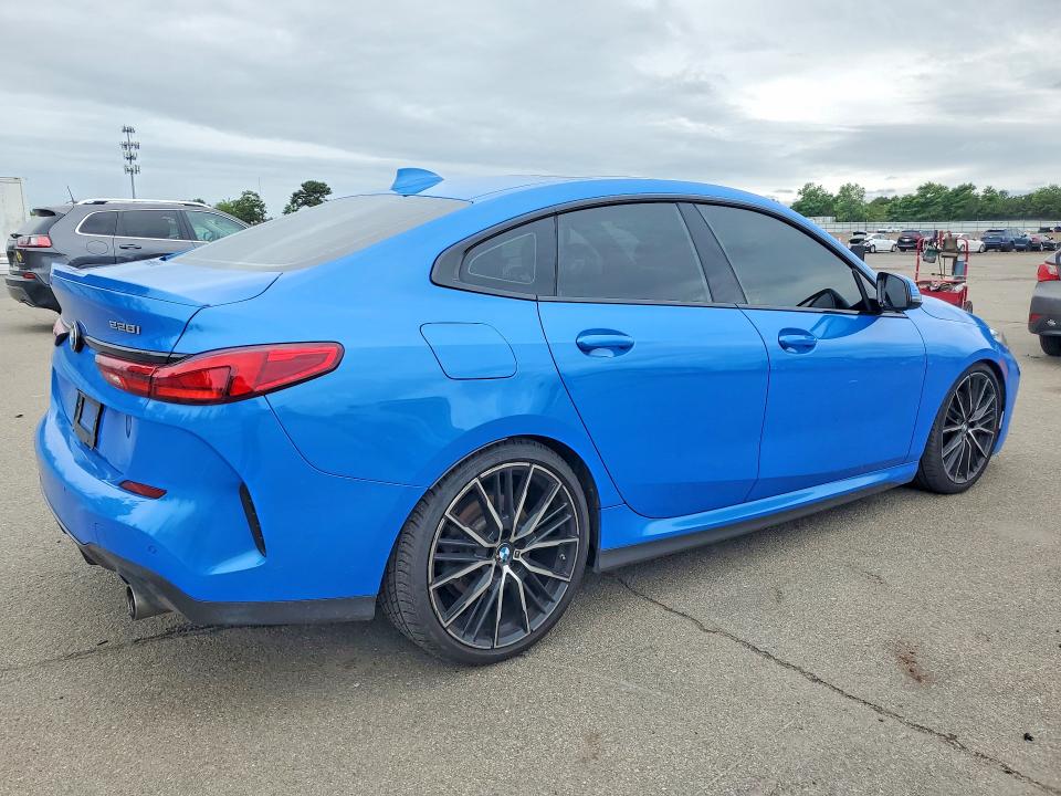 2021 BMW 2er VIN WBA73AK0XM7G99918 COPART salvage auction — REAR END, Ny - Mv-907A Salvage Certificate, sold $9,200 on 2026-07-20 (photo 3)