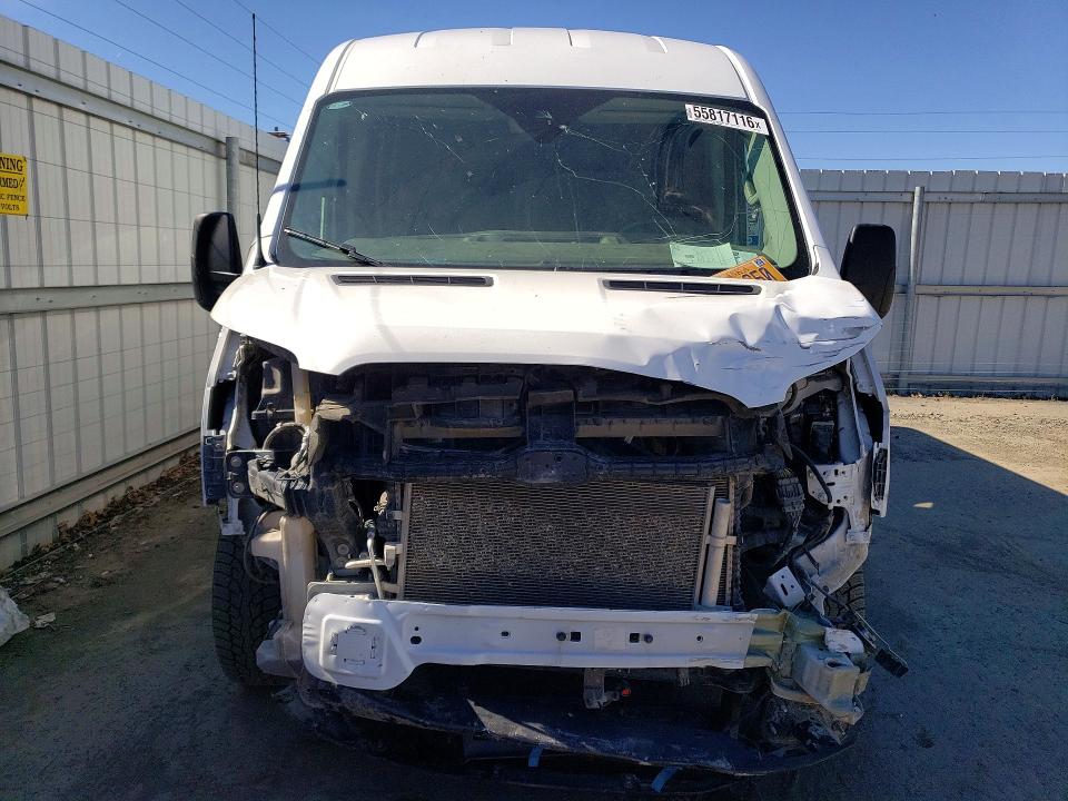 2024 Ford Transit VIN 1FTBR2C85RKA17535 COPART salvage auction — FRONT END, Ak - Bill Of Sale- Salvage, sold $25 on 2026-08-04 (photo 5)