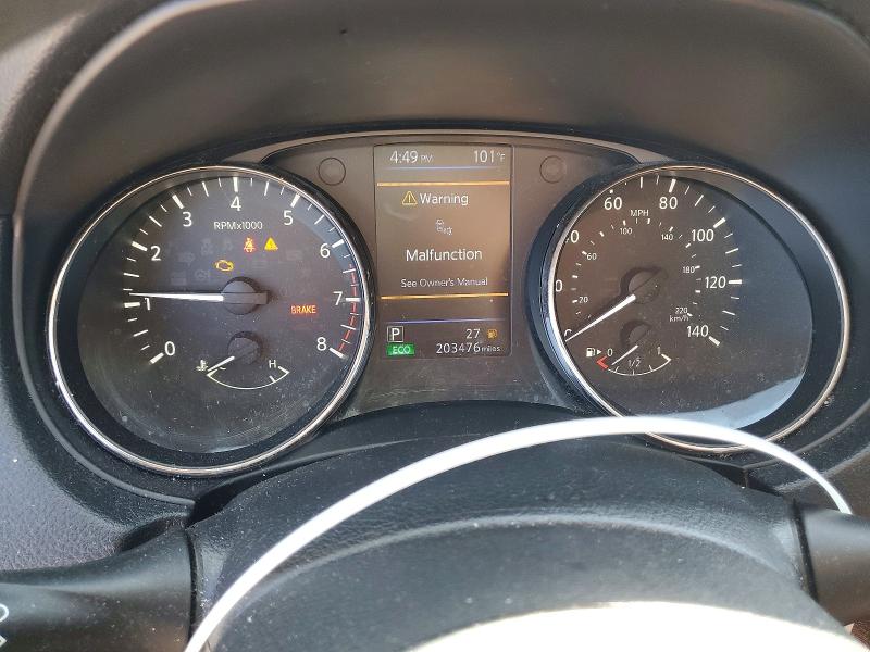 2018 Nissan Rogue VIN KNMAT2MT7JP500760 COPART salvage auction — REAR END, Tx - Salvage Vehicle Title, sold $700 on 2026-07-23 (photo 9)