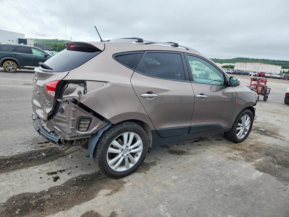 2013 Hyundai VIN KM8JU3AC8DU579963 COPART salvage auction — FRONT END, Ok - Cert Of Title-Salvage, sold $2,350 on 2026-07-15 (photo 3)