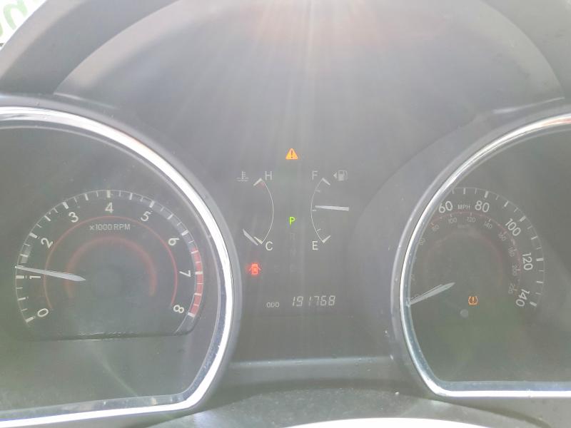 2009 Toyota Highlander VIN JTEDS42A192084707 COPART salvage auction — REAR END, TN - SALVAGE CERTIFICATE, sold $2,850 on 2026-07-28 (photo 9)