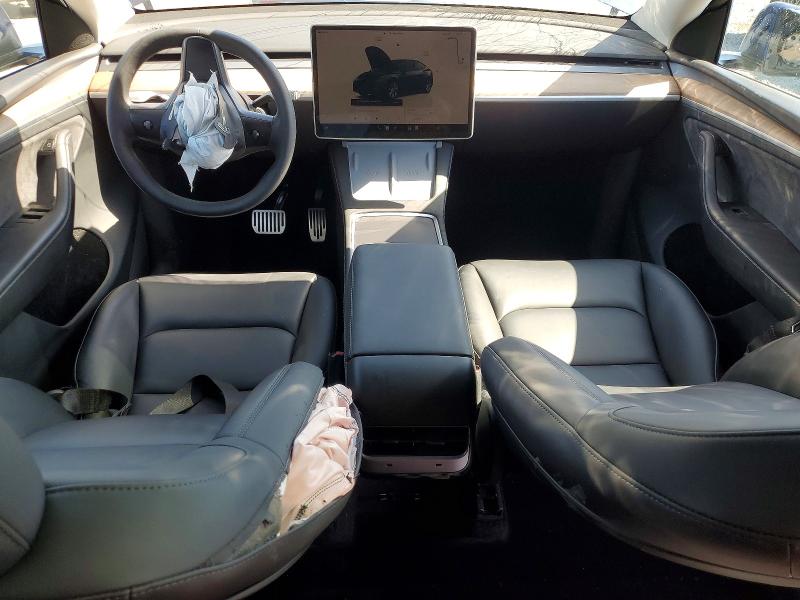2023 Tesla Model y VIN 7SAYGDEE2PA151606 COPART salvage auction — FRONT END, Ca - Salvage Certificate, sold $8,900 on 2026-07-02 (photo 8)