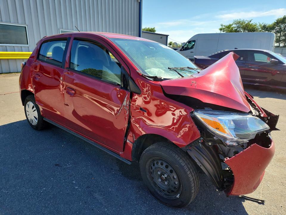 2024 Mitsubishi Mirage VIN ML32AUHJXRH034040 COPART salvage auction — FRONT END, FL - CERTIFICATE OF DESTRUCTION, sold $475 on 2026-07-20 (photo 4)