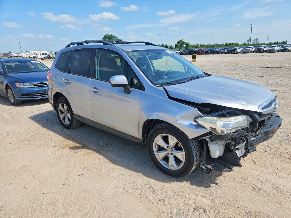 2015 Subaru Forester VIN JF2SJAFC2FH824980 COPART salvage auction — FRONT END, Tx - Salvage Vehicle Title, sold $1,350 on 2026-07-15 (photo 4)