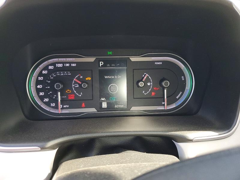 2024 Hyundai Tucson VIN KM8JBCD13RU204988 COPART salvage auction — FRONT END, Ca - Salvage Certificate, sold $3,150 on 2026-07-16 (photo 9)