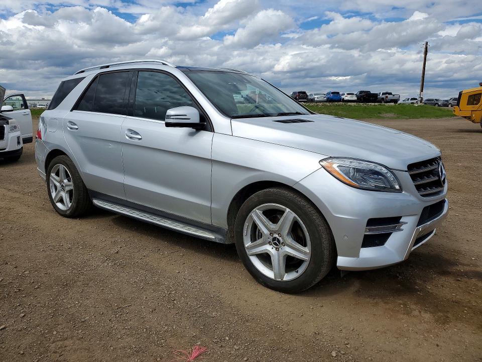 2015 Mercedes-benz M-klasse VIN 4JGDA2EB9FA527795 COPART salvage auction — REAR END, AB - BOS - SALVAGE, sold $9,300 on 2026-07-07 (photo 4)