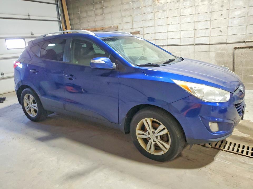 2013 Hyundai Tucson VIN KM8JUCAC4DU766682 COPART salvage auction — VANDALISM, Oh - Certificate Of Title, sold $1,950 on 2026-07-23 (photo 4)