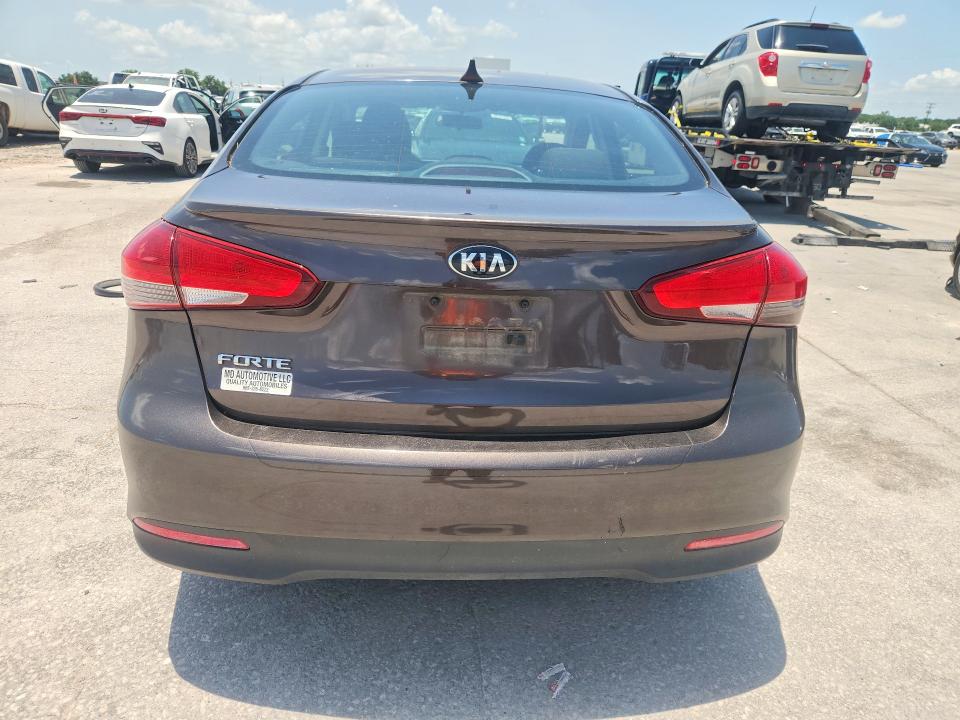 2018 Kia Forte VIN 3KPFK4A73JE185998 COPART salvage auction — WATER/FLOOD, La - Cert Of Title-Salvage Flood, sold $1,300 on 2026-07-22 (photo 6)