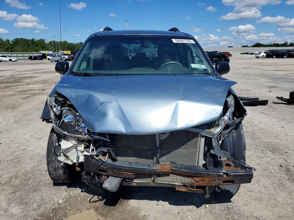 2010 Toyota Sienna VIN 5TDKK4CC9AS305429 COPART salvage auction — FRONT END, Ny - Mv-907A Salvage Certificate, sold $225 on 2026-07-13 (photo 5)