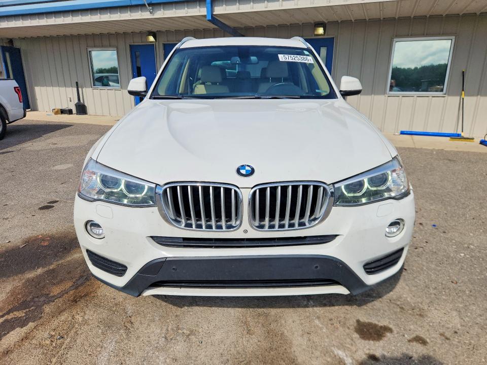 2017 BMW X3 VIN 5UXWZ7C37H0V88679 COPART salvage auction — FRONT END, Ms - Cert Of Title-Salvaged, sold $3,300 on 2026-07-16 (photo 5)
