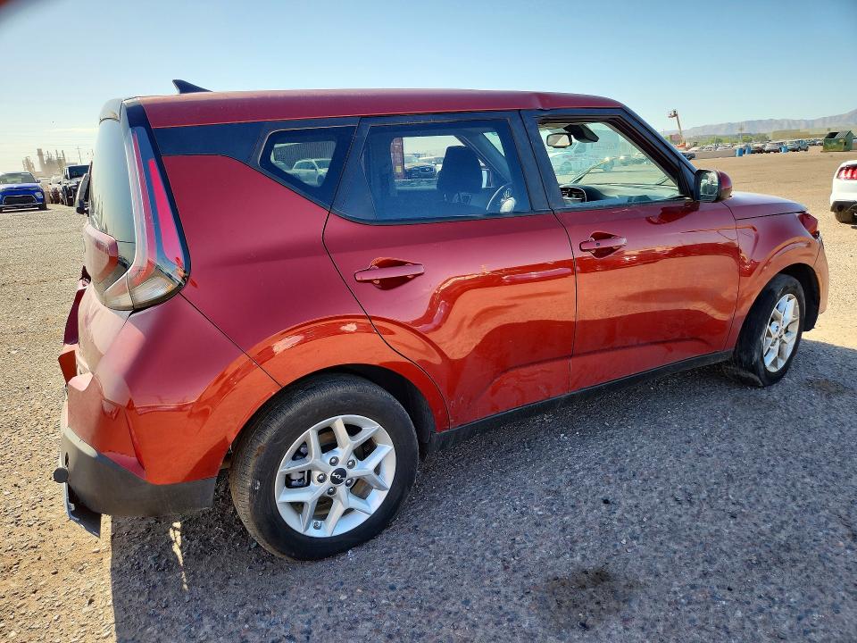 2025 Kia Soul VIN KNDJ23AU4S7274300 COPART salvage auction — REAR END, Az - Certificate Of Title, sold $150 on 2026-07-28 (photo 3)