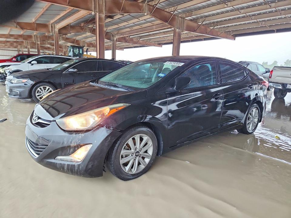 2016 Hyundai Elantra VIN 5NPDH4AE4GH743771 COPART salvage auction — FRONT END, Mt - Certificate Of Title, sold $1,500 on 2026-07-24 (photo 1)