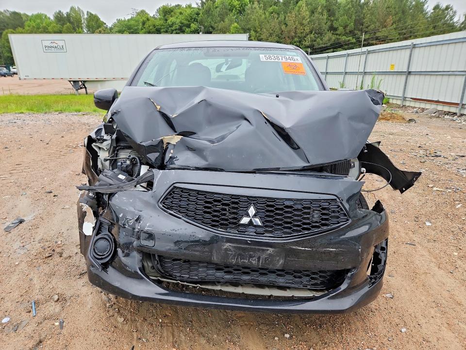 2020 Mitsubishi VIN ML32F4FJ6LHF11934 COPART salvage auction — FRONT END, Va - Cert Of Title - Salvage, sold $700 on 2026-07-20 (photo 5)