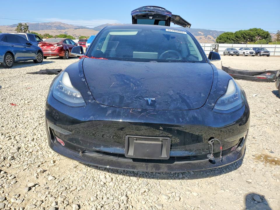 2018 Tesla Model 3 VIN 5YJ3E1EA8JF156408 COPART salvage auction — REAR END, Ca - Salvage Certificate, sold $4,950 on 2026-07-21 (photo 5)
