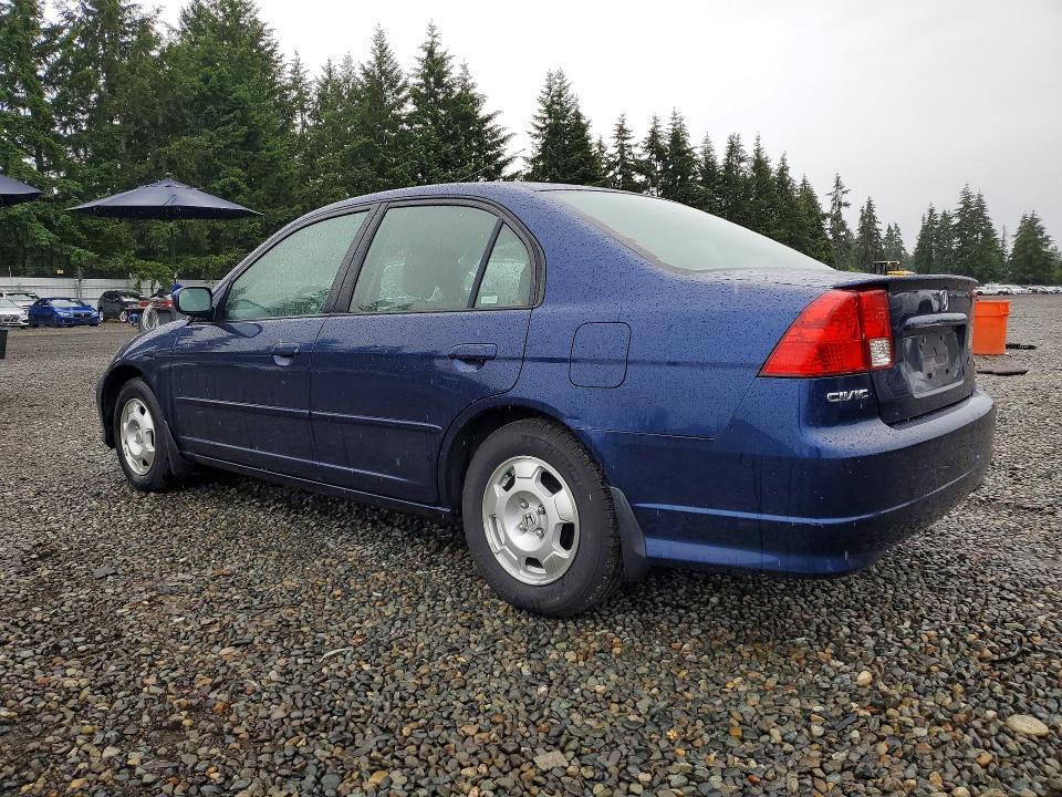 2005 Honda Civic VIN JHMES96645S025557 COPART salvage auction — MINOR DENT/SCRATCHES, WA - VEHICLE CERT OF OWNERSHIP-TITL, sold $325 on 2026-07-17 (photo 2)