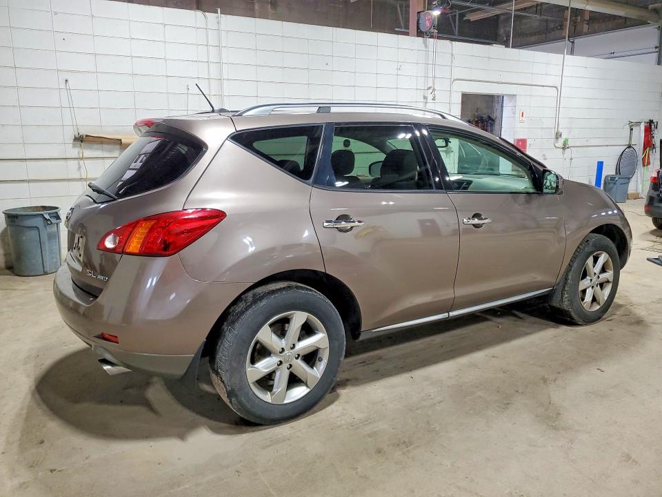 2010 Nissan Murano VIN JN8AZ1MWXAW128912 COPART salvage auction — UNDERCARRIAGE, Mn - Cert Of Title-Prior Salvage, sold $625 on 2026-07-28 (photo 3)