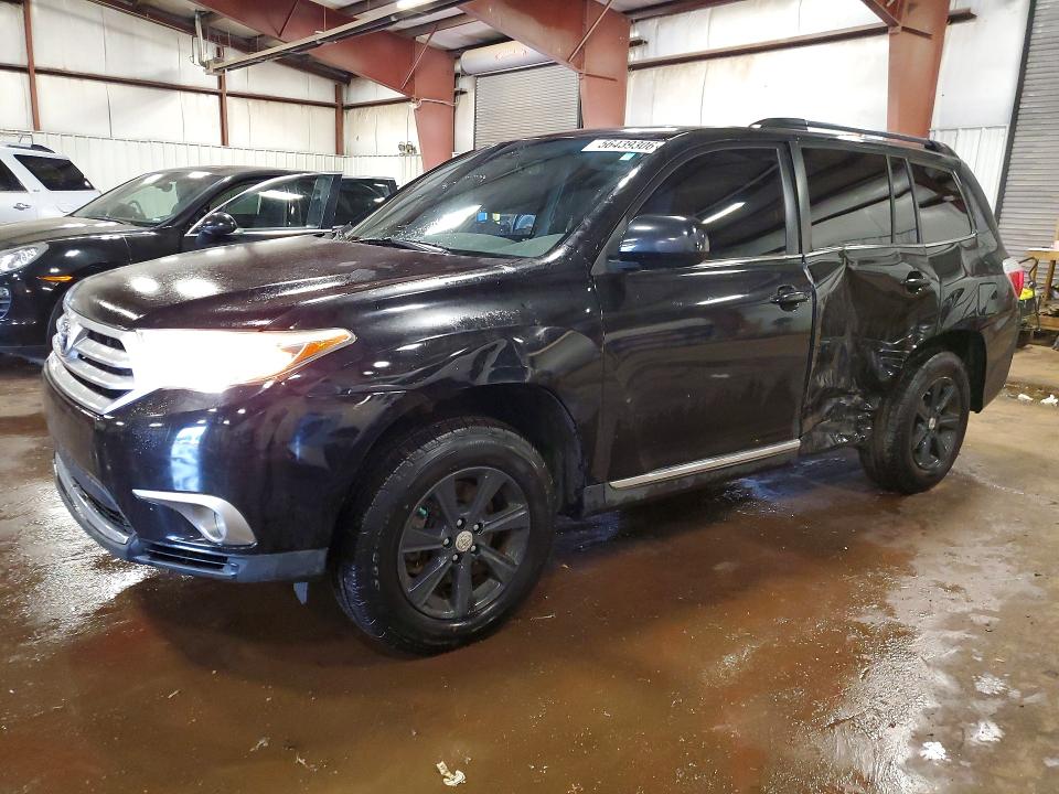 2012 Toyota Highlander VIN 5TDBK3EH3CS132593 COPART salvage auction — SIDE, Mi - Certificate Of Title, sold $3,950 on 2026-07-17 (photo 1)