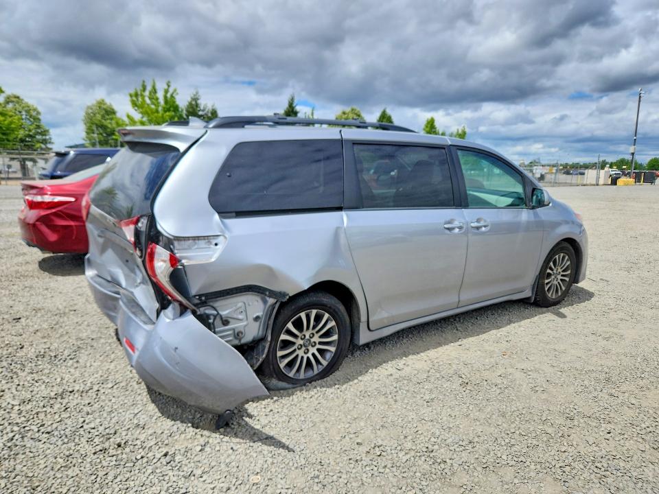 2018 Toyota VIN 5TDYZ3DC7JS944665 COPART salvage auction — REAR END, Or - Salvage Title Certificate, sold $7,700 on 2026-07-07 (photo 3)