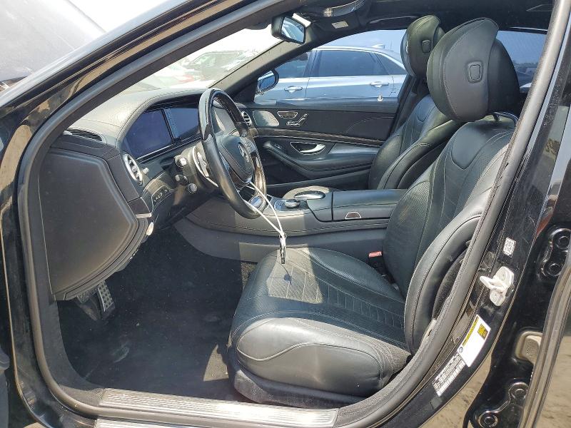 2016 Mercedes-benz S-klasse VIN WDDUG8CB2GA234739 COPART salvage auction — NORMAL WEAR, Tx - Certificate Of Title, sold $1,200 on 2026-07-07 (photo 7)