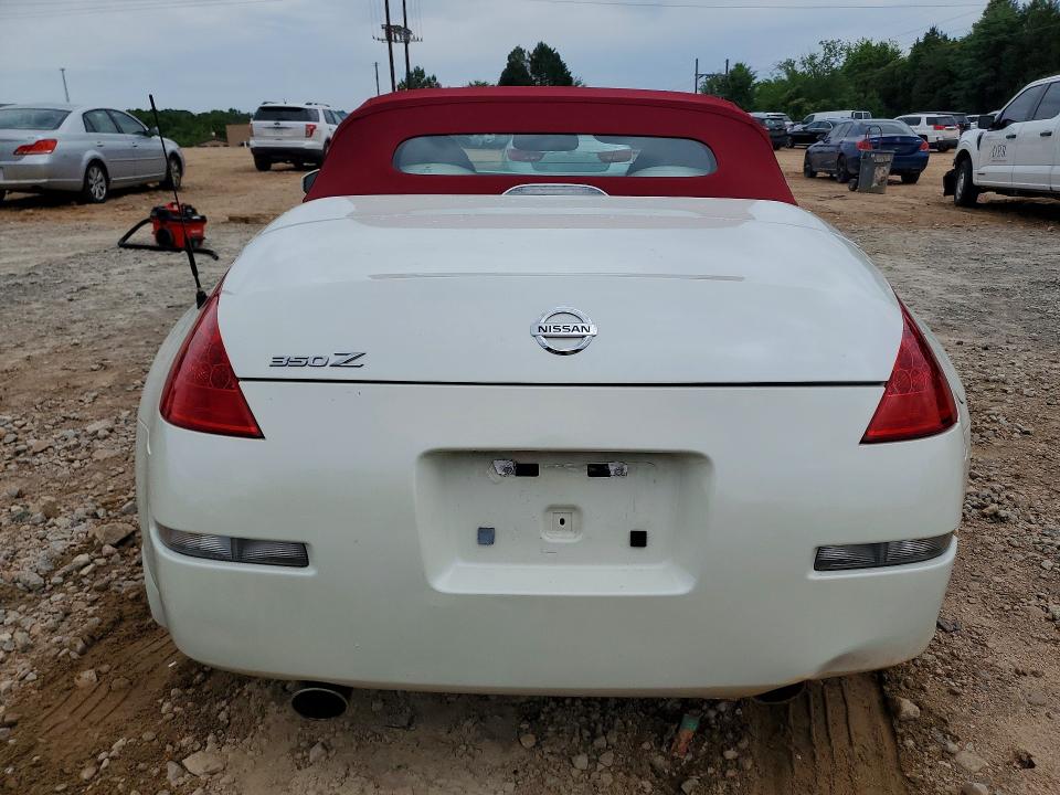 2007 Nissan 350z VIN JN1BZ36A77M653267 COPART salvage auction — FRONT END, Nc - Salvage Certificate Of Title, sold $1,100 on 2026-07-27 (photo 6)