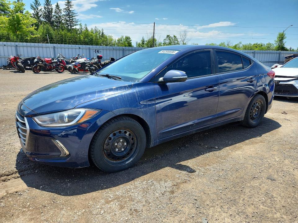 2017 Hyundai Elantra VIN KMHD84LF9HU426951 COPART salvage auction — REAR END, On - Permit No Brand - Unfit, sold $2,250 on 2026-07-07 (photo 1)