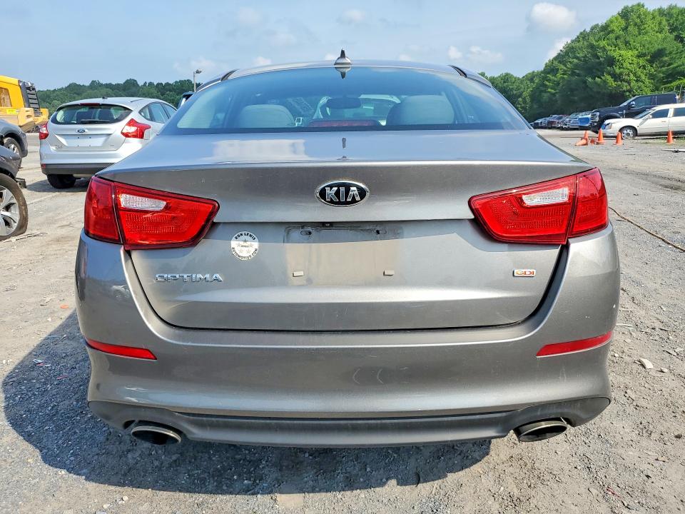 2015 Kia Optima VIN 5XXGM4A78FG515969 COPART salvage auction — FRONT END, Pa - Cert Of Title, sold $850 on 2026-07-23 (photo 6)