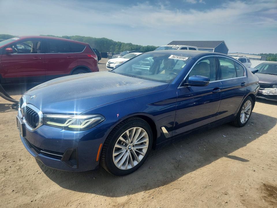 2023 BMW 5er VIN WBA13BJ05PWY02599 COPART salvage auction — REAR END, Ma - Cert Of Title-Salvage, sold $14,800 on 2026-07-29 (photo 1)