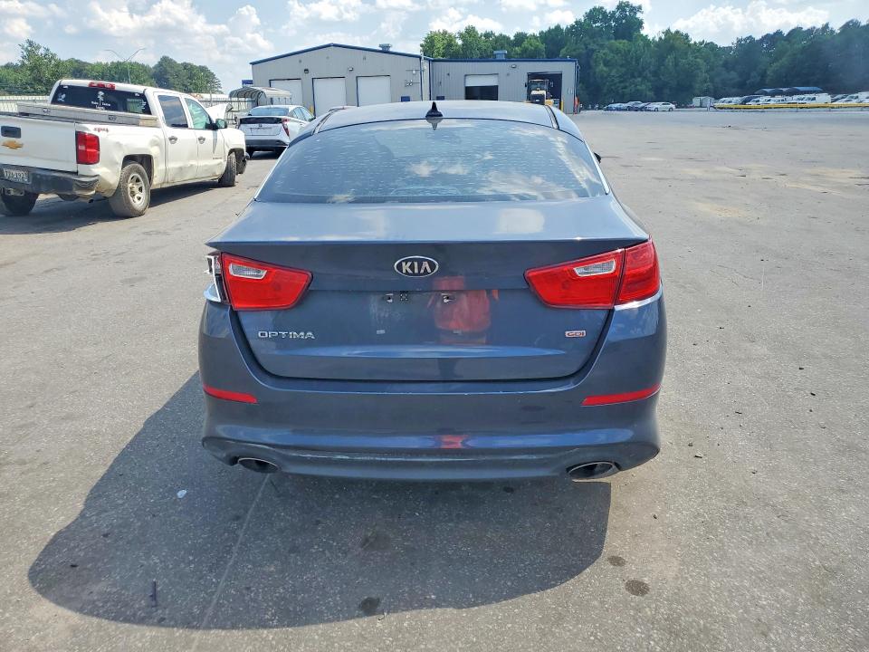 2015 Kia Optima VIN KNAGM4A74F5579623 COPART salvage auction — FRONT END, Nc - Salvage Certificate Of Title, sold $250 on 2026-07-28 (photo 6)