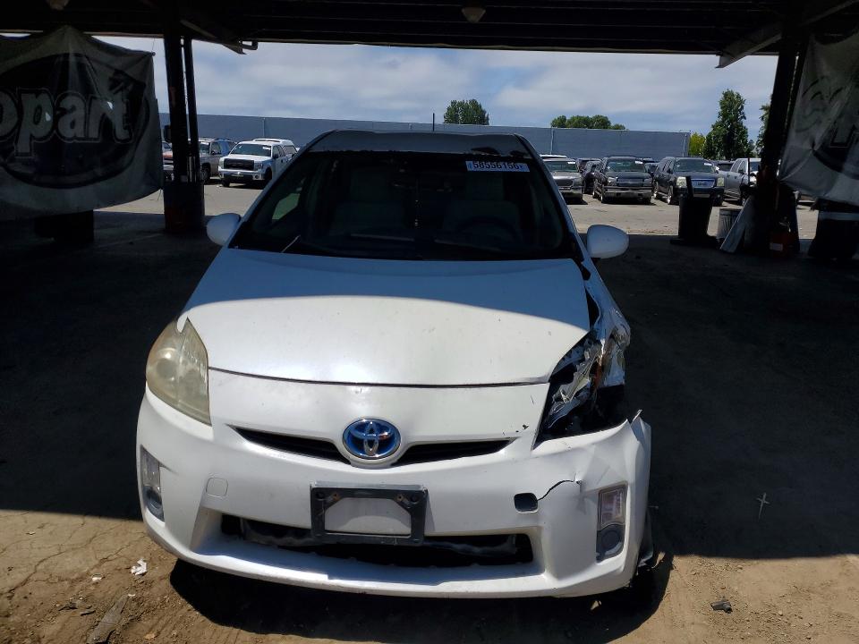 2010 Toyota Prius VIN JTDKN3DU1A0169521 COPART salvage auction — FRONT END, Ca - Salvage Certificate, sold $575 on 2026-07-07 (photo 5)