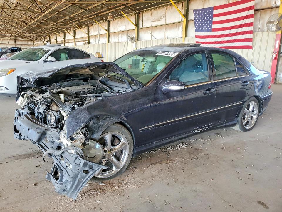 2005 Mercedes-benz C class VIN WDBRF40J05F606701 COPART salvage auction — FRONT END, Az - Certificate Of Title, sold $475 on 2026-07-29 (photo 1)