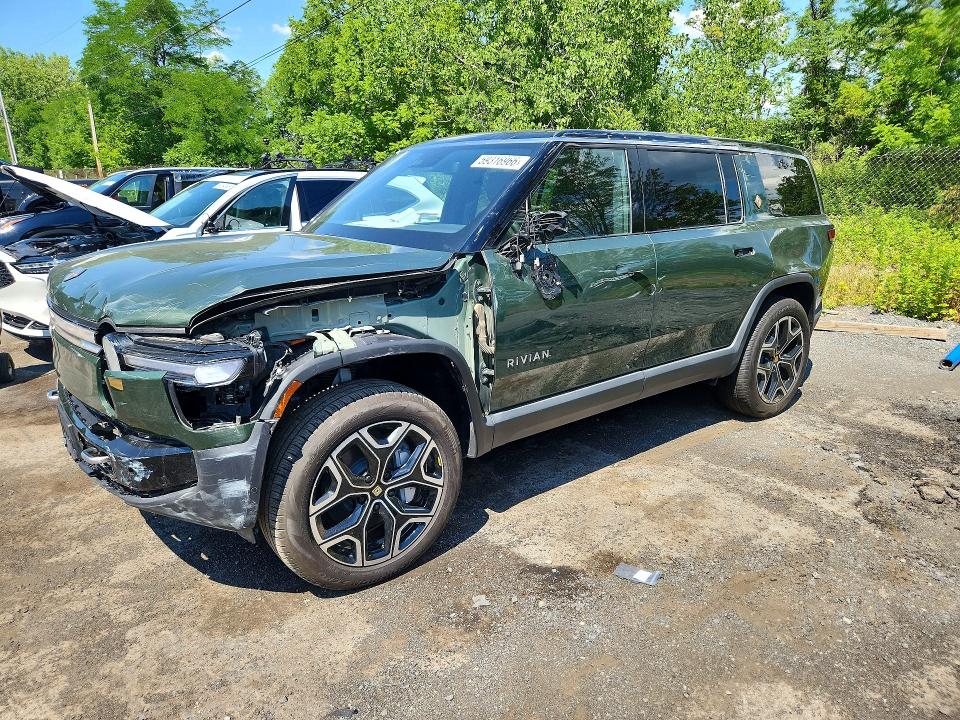 2026 Rivian R1s VIN 7PDSGFBA3TN084344 COPART salvage auction — FRONT END, Nj - Cert Of Title-Salvage, sold $17,800 on 2026-07-23 (photo 1)