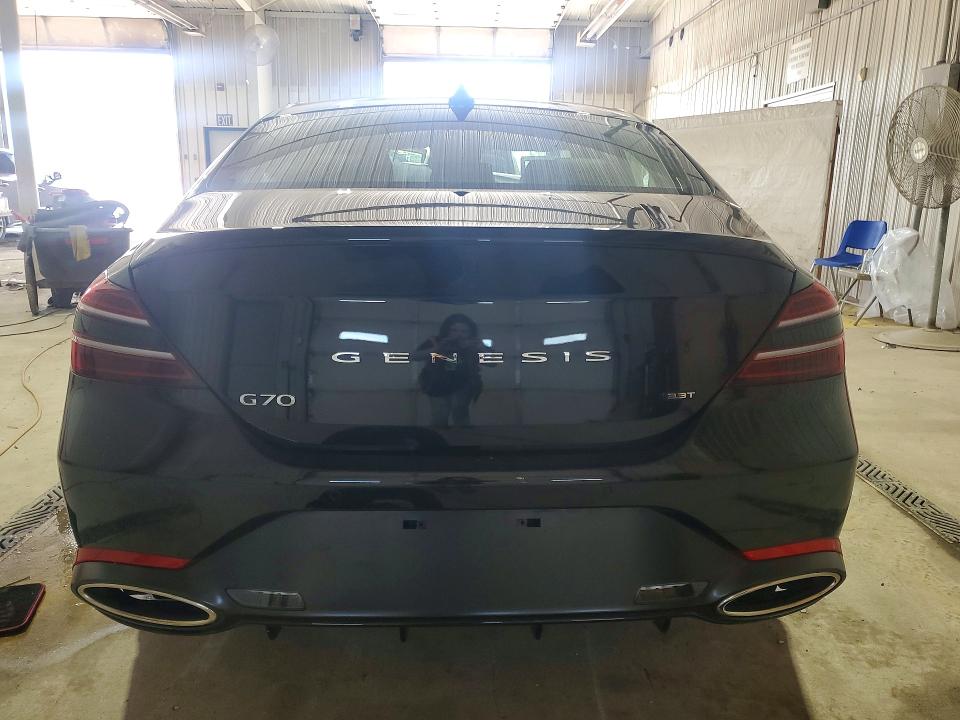 2025 Genesis G70 VIN KMTG54SE3SU151640 COPART salvage auction — FRONT END, Pa - Certificate Of Salvage, sold $5,500 on 2026-07-27 (photo 6)