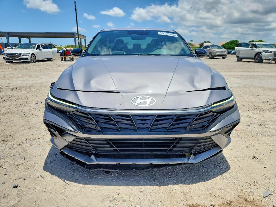 2025 Hyundai Elantra VIN KMHLM4DG6SU031485 COPART salvage auction — FRONT END, Fl - Certificate Of Destruction, sold $6,300 on 2026-07-14 (photo 5)
