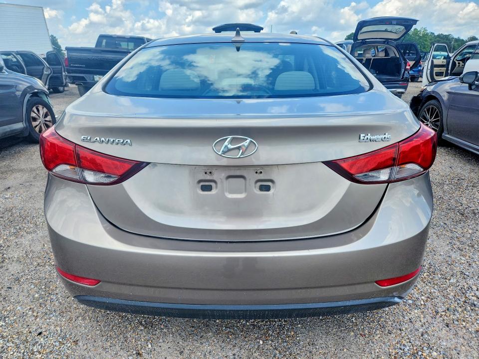 2014 Hyundai Elantra VIN 5NPDH4AE0EH521774 COPART salvage auction — MECHANICAL, Fl - Certificate Of Title, sold $1,750 on 2026-07-02 (photo 6)