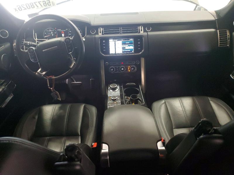 2015 Land rover RANGE ROVER VIN SALGS2TF2FA240277 COPART salvage auction — FRONT END, Va - Cert Of Title - Salvage, sold $6,500 on 2026-07-17 (photo 8)