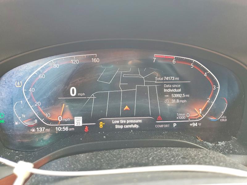 2022 BMW VIN 5UX43DP05N9J34543 COPART salvage auction — FRONT END, Fl - Certificate Of Destruction, sold $4,250 on 2026-07-23 (photo 9)