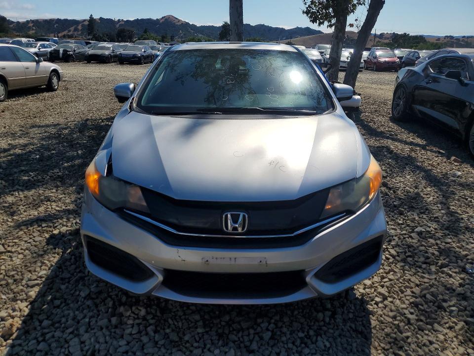 2015 Honda Civic VIN 2HGFG3B80FH520991 COPART salvage auction — FRONT END, Ca - Salvage Certificate, sold $1,800 on 2026-07-02 (photo 5)