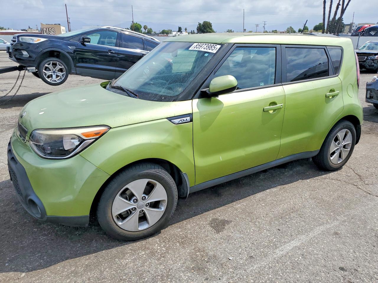 2015 Kia Soul VIN KNDJN2A20F7750824 COPART salvage auction — Vandalized, CA - SALVAGE CERTIFICATE, sold $1,150 on 2026-07-10 (photo 1)