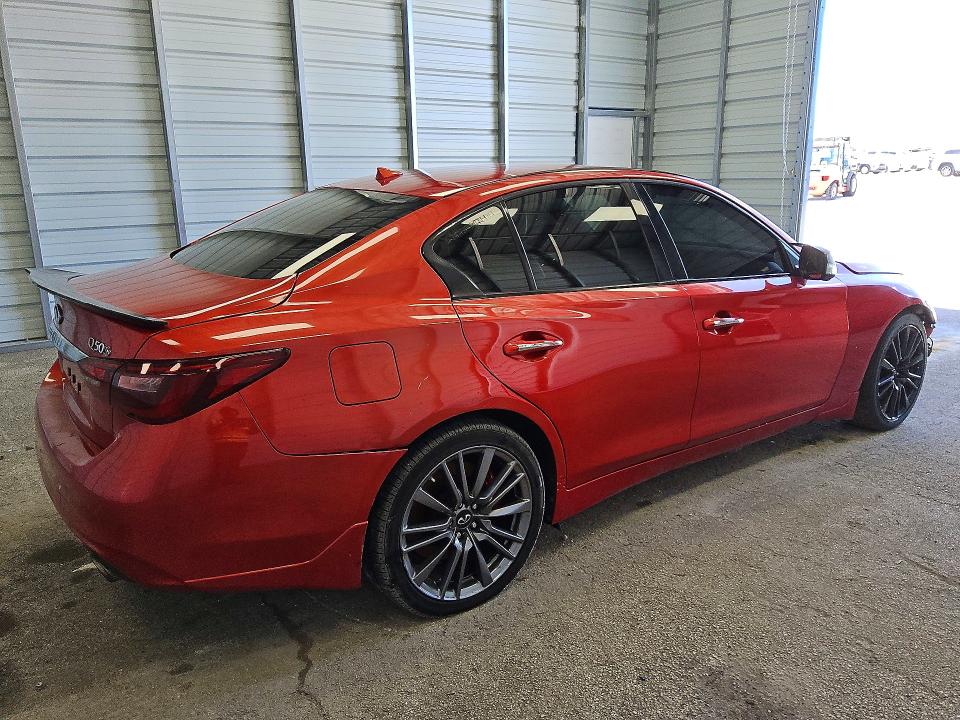 2018 Infiniti Q50 VIN JN1FV7AR4JM481028 COPART salvage auction — MECHANICAL, Fl - Cert Of Title-Rebuilt, sold $1,200 on 2026-07-07 (photo 3)
