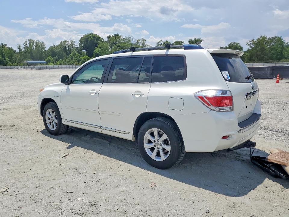 2012 Toyota Highlander VIN JTEBC3EH8C2004155 COPART salvage auction — MINOR DENT/SCRATCHES, Sc - Certificate Of Title (P), sold $6,500 on 2026-07-29 (photo 2)